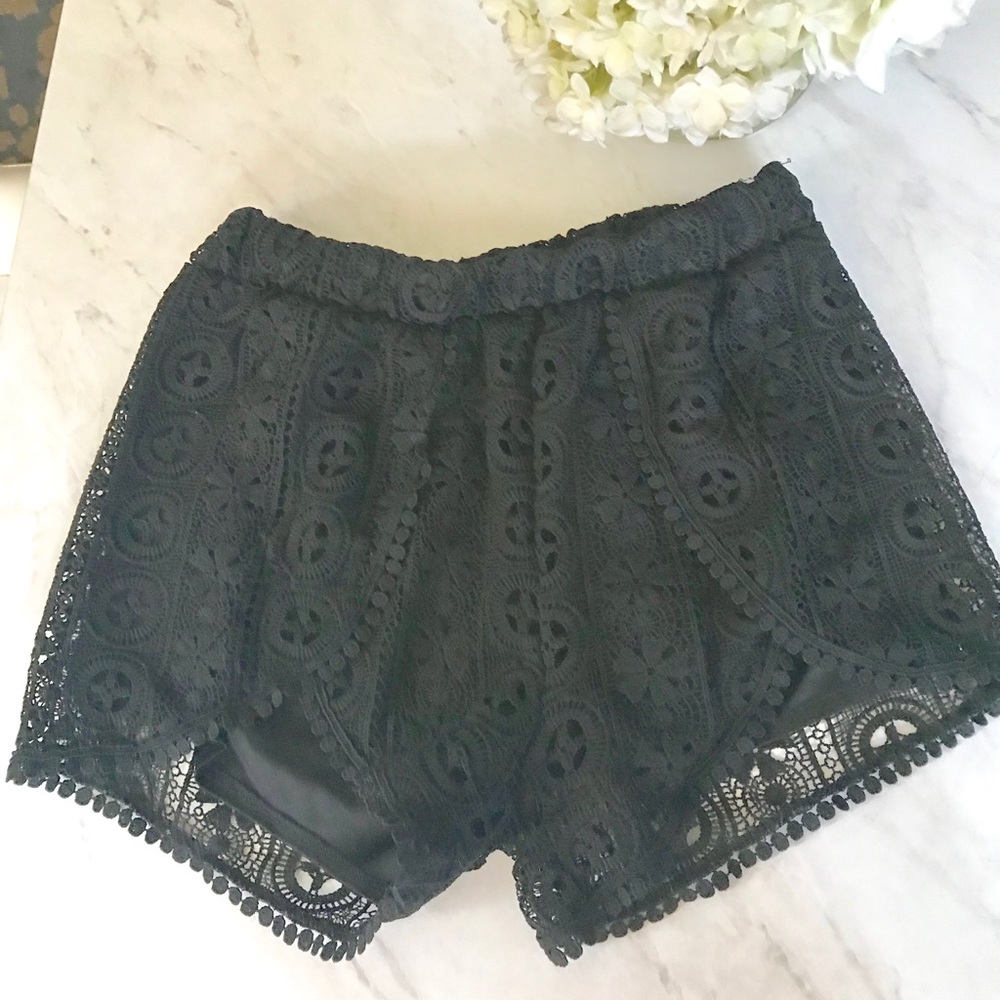 Crochet shorts